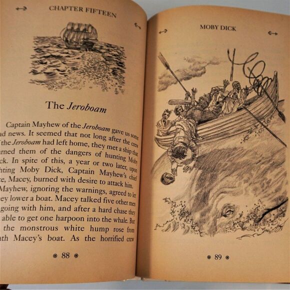 Moby Dick by Herman Melville 2001 HC Dalmatian Press Children's Classic Books - Picture 8 of 8